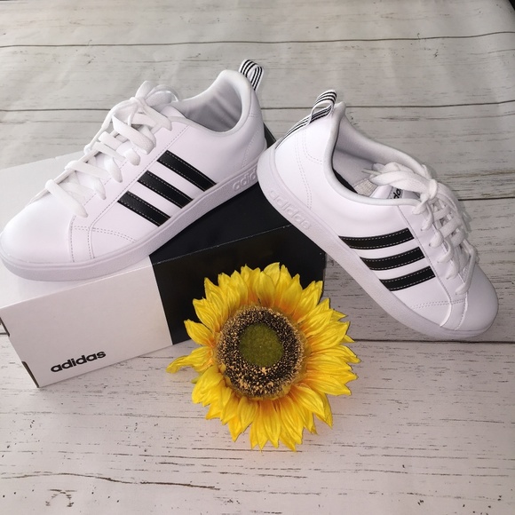 adidas Shoes - Adidas VS Advantage White Sneaker NIB Size 7